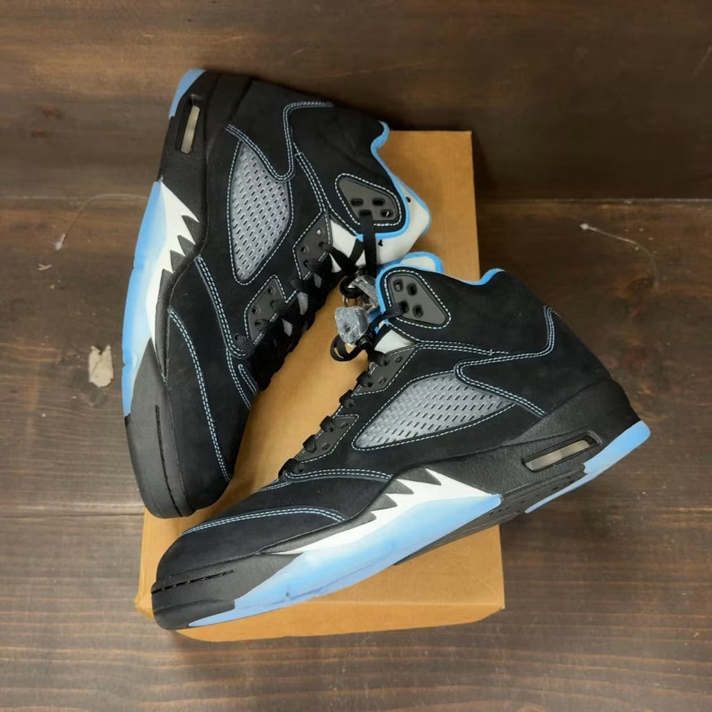 Air Jordan 5 Retro Black University Blue (2026) product image 2, provided for visual reference and product detail review