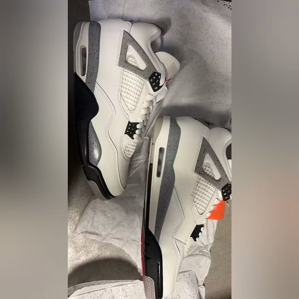 Air Jordan 4 Retro White Cement (2025) product image 2, provided for visual reference and product detail review