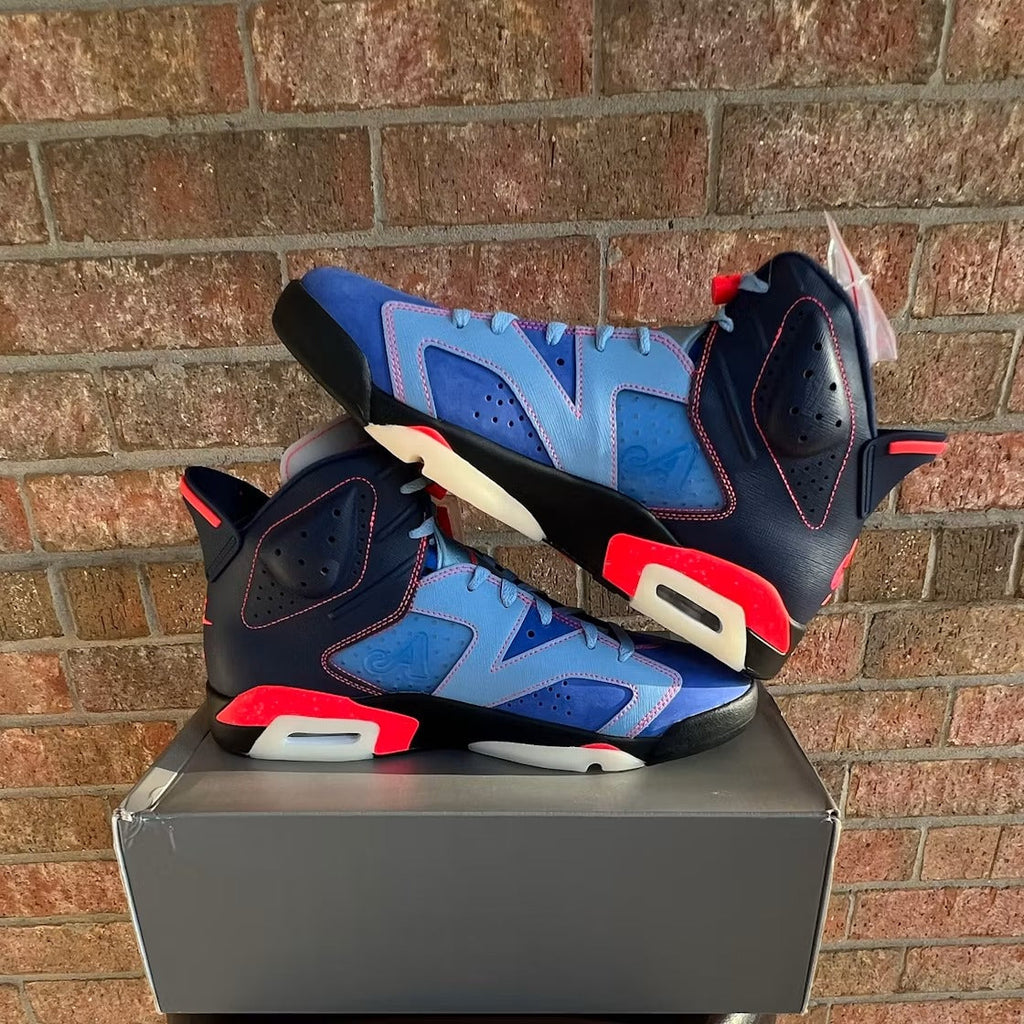 Air Jordan 6 Retro Awake NY Midnight Navy product image 4, provided for visual reference and product detail review