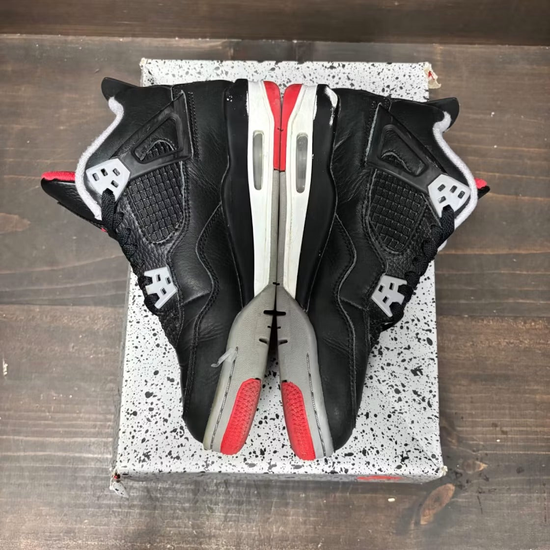 Air Jordan 4 Retro Bred Reimagined (GS) product image 4, provided for visual reference and product detail review