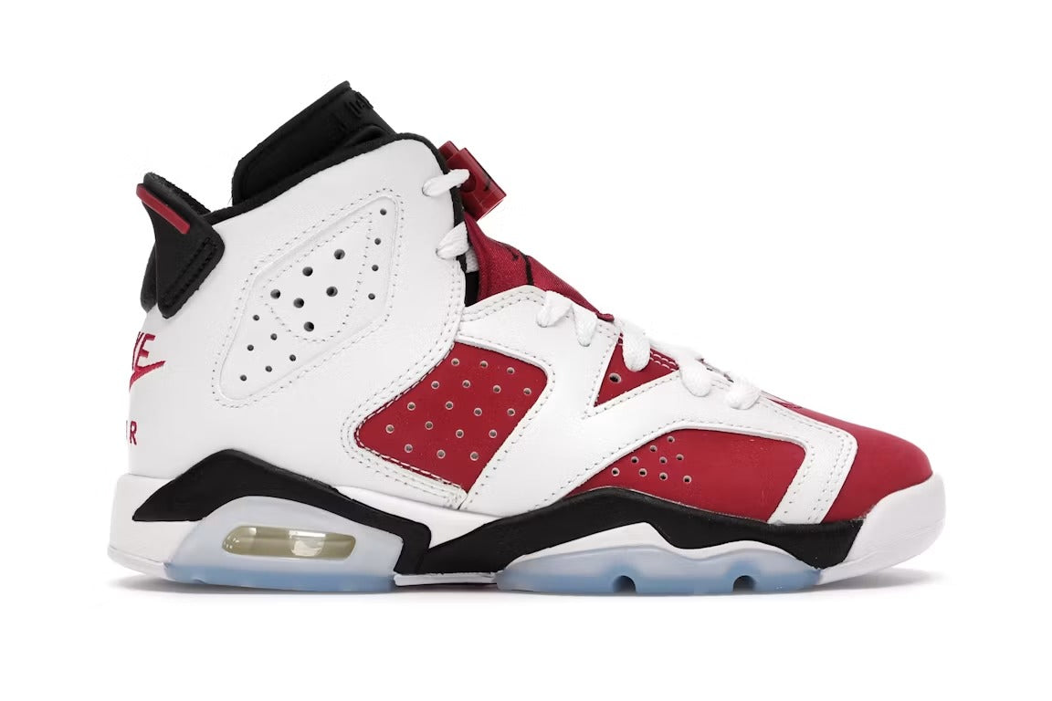 Air Jordan 6 Retro Carmine (2021) (GS) product image 1, provided for visual reference and product detail review