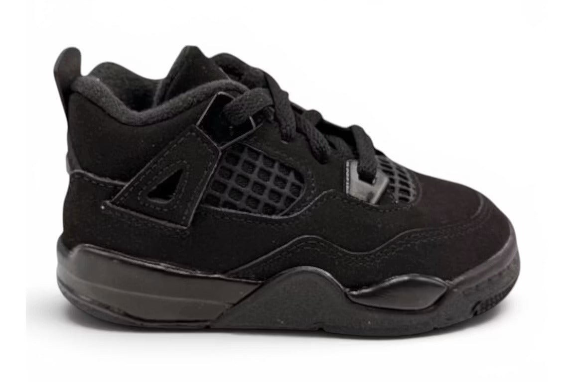 Air Jordan 4 Retro Black Cat (2025) (TD) product image 1, provided for visual reference and product detail review