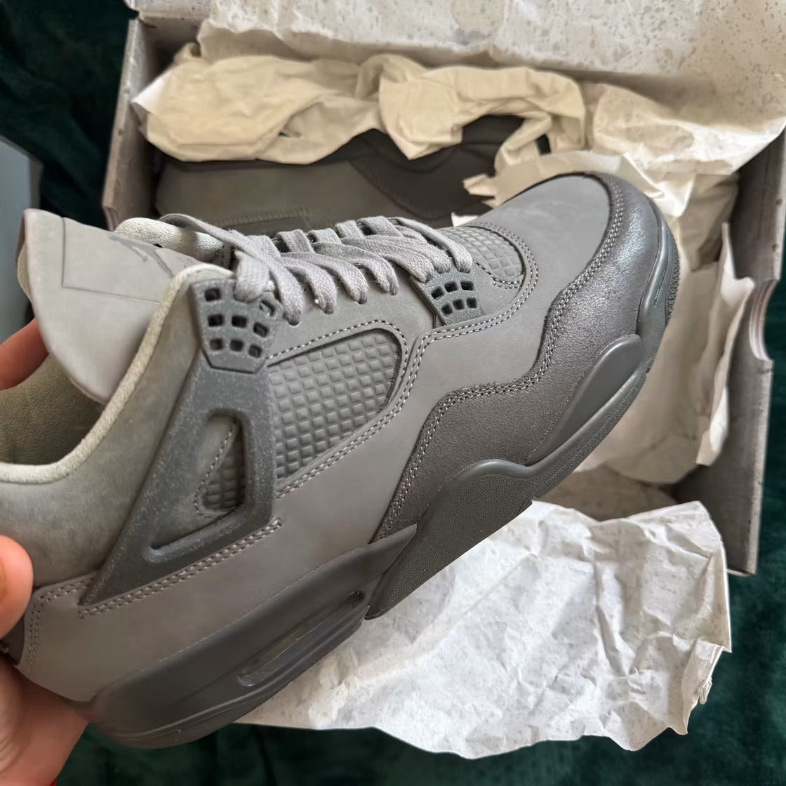 Air Jordan 4 Retro SE Paris Olympics Wet Cement product image 3, provided for visual reference and product detail review