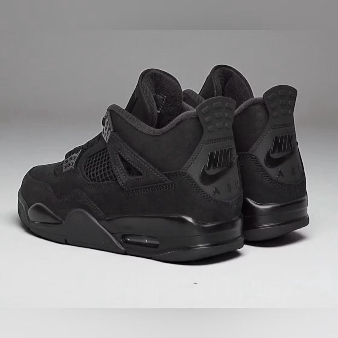Air Jordan 4 Retro Black Cat (2025) product image 3, provided for visual reference and product detail review
