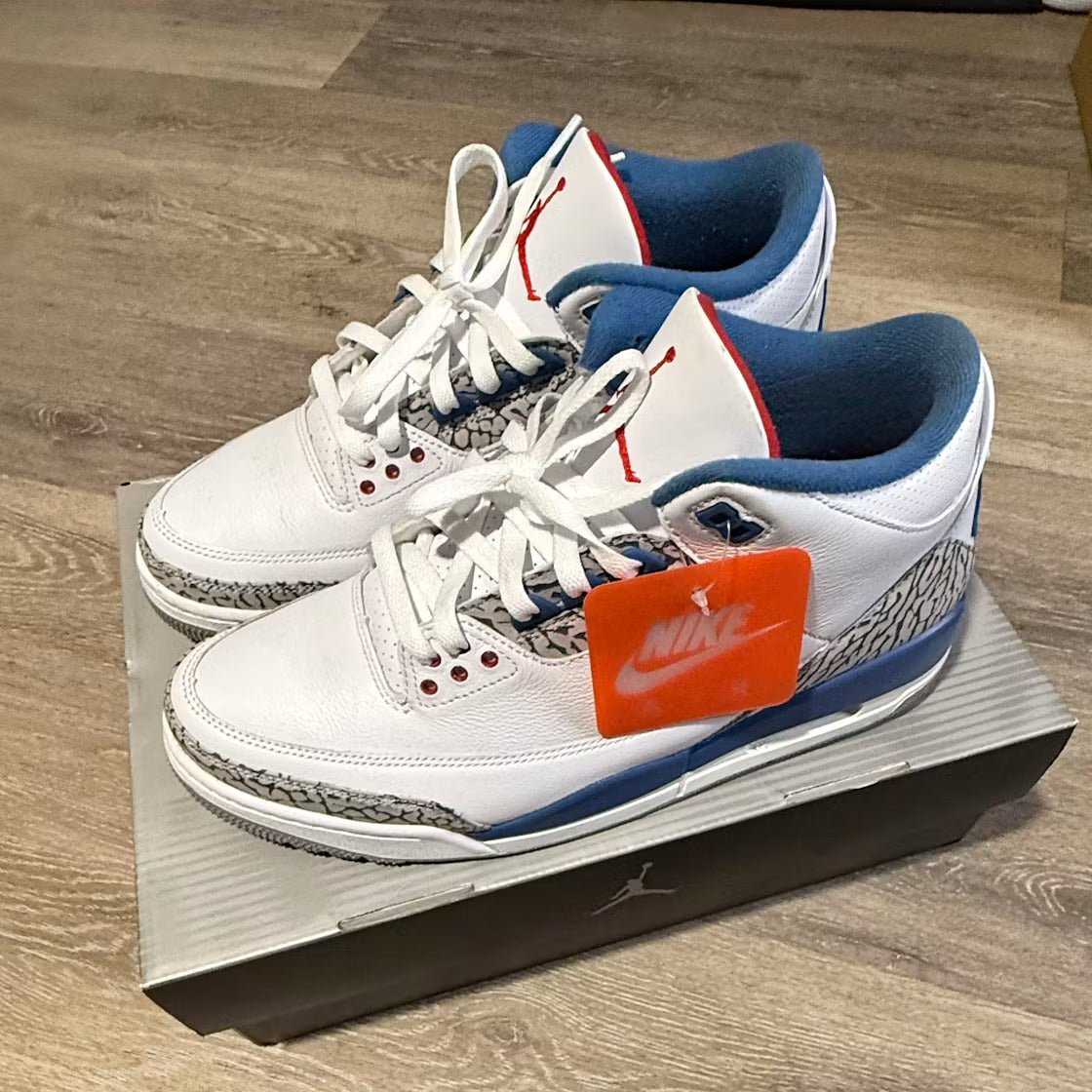 Air Jordan 3 Retro True Blue (2026) product image 3, provided for visual reference and product detail review