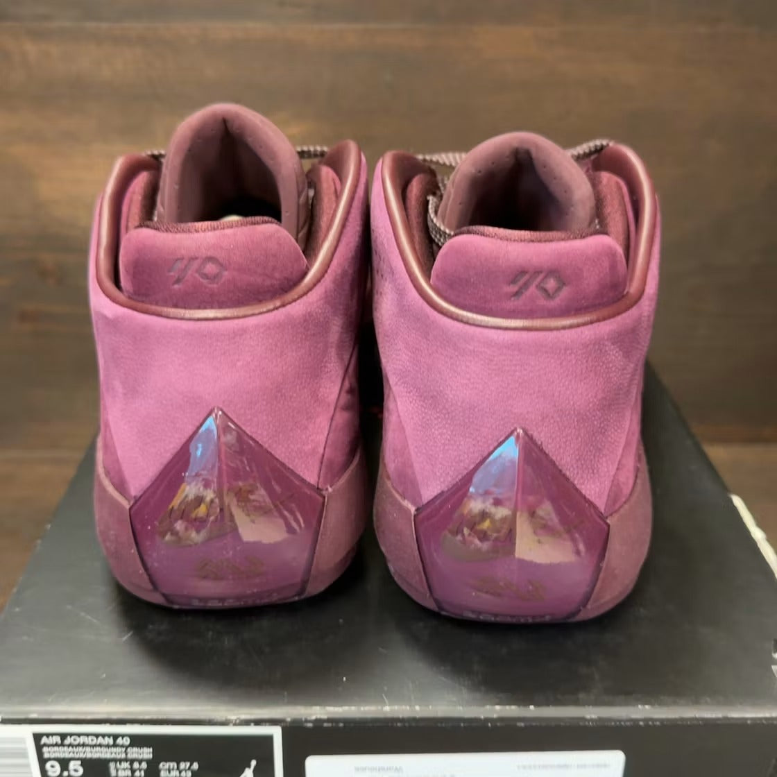 Air Jordan 40 Bordeaux product image 5, provided for visual reference and product detail review
