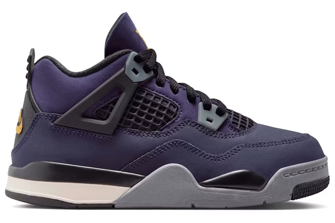 Air Jordan 4 Retro Lakers (PS) product image 1, provided for visual reference and product detail review