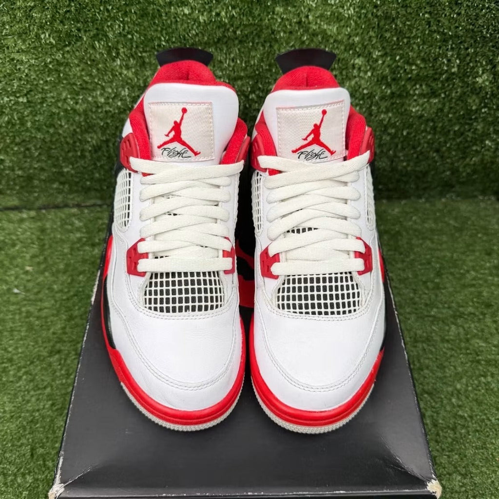 Air Jordan 4 Retro Fire Red (2020) (GS) product image 3, provided for visual reference and product detail review