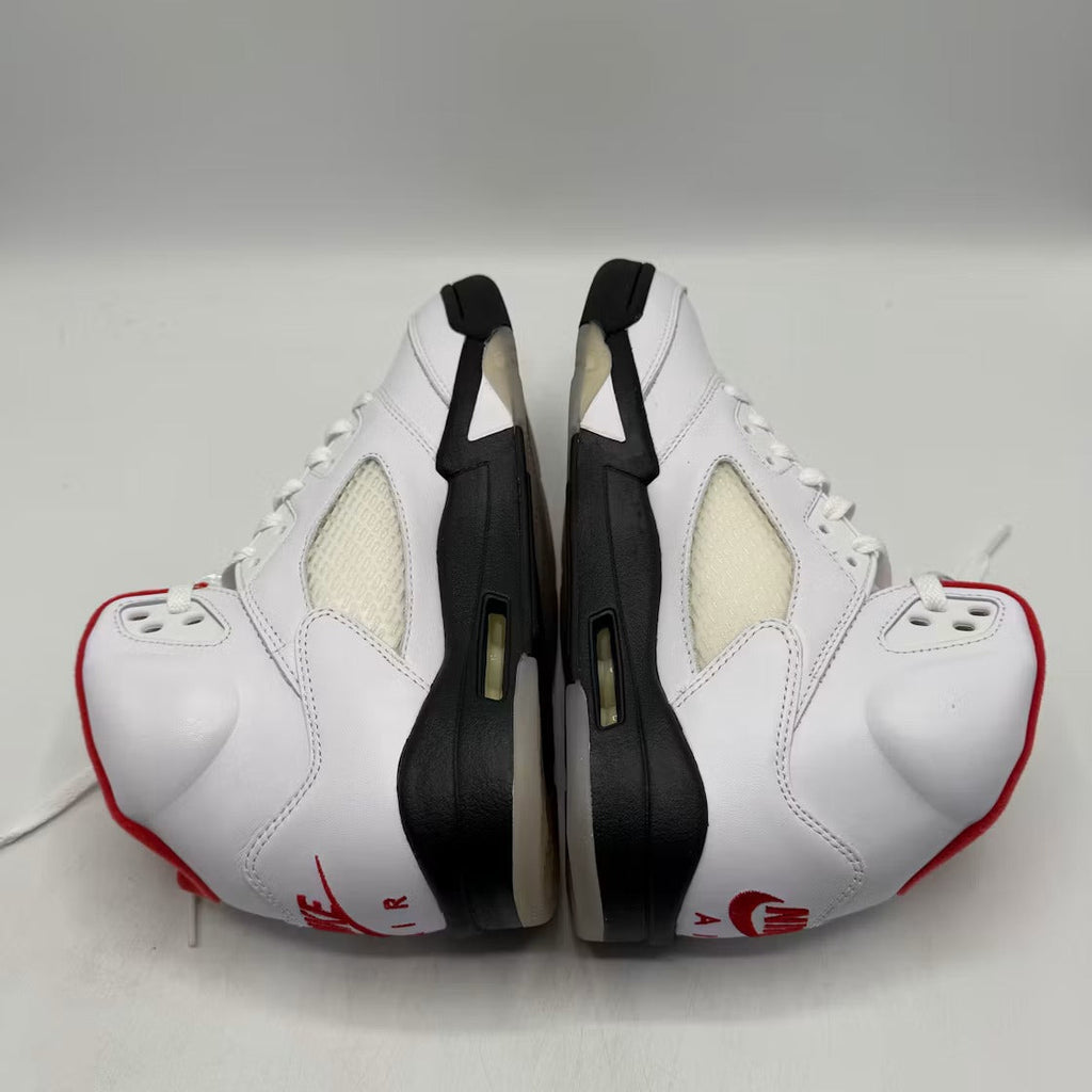Air Jordan 5 Retro Fire Red Silver Tongue (2020) product image 3, provided for visual reference and product detail review