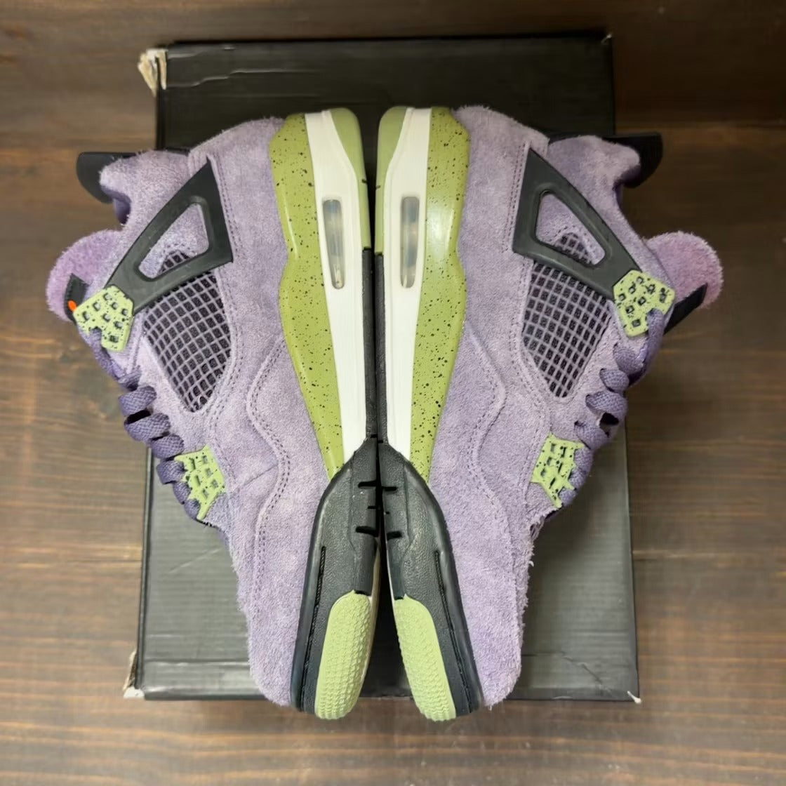 Air Jordan 4 Retro Canyon Purple (Women) product image 4, provided for visual reference and product detail review