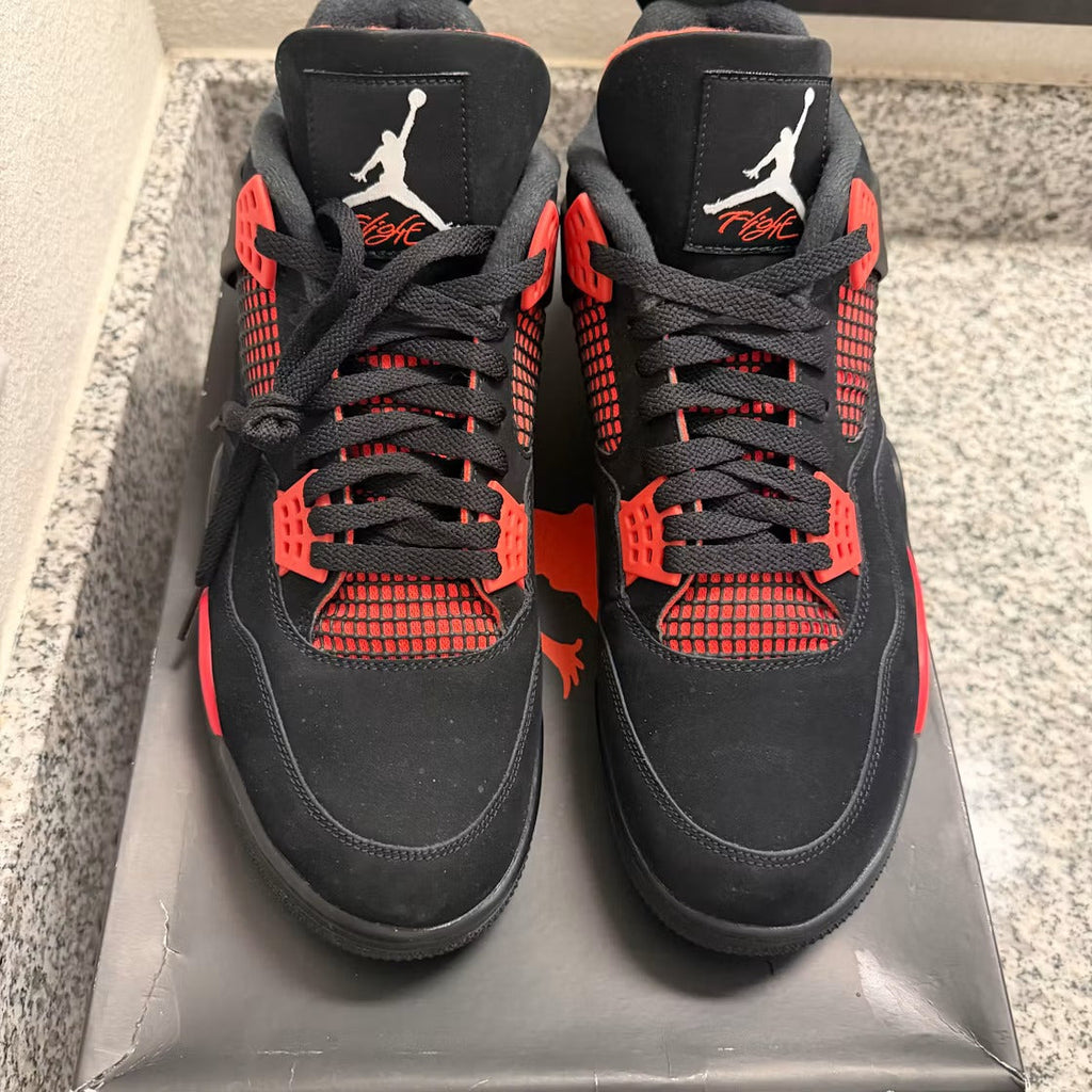 Air Jordan 4 Retro Red Thunder product image 4, provided for visual reference and product detail review