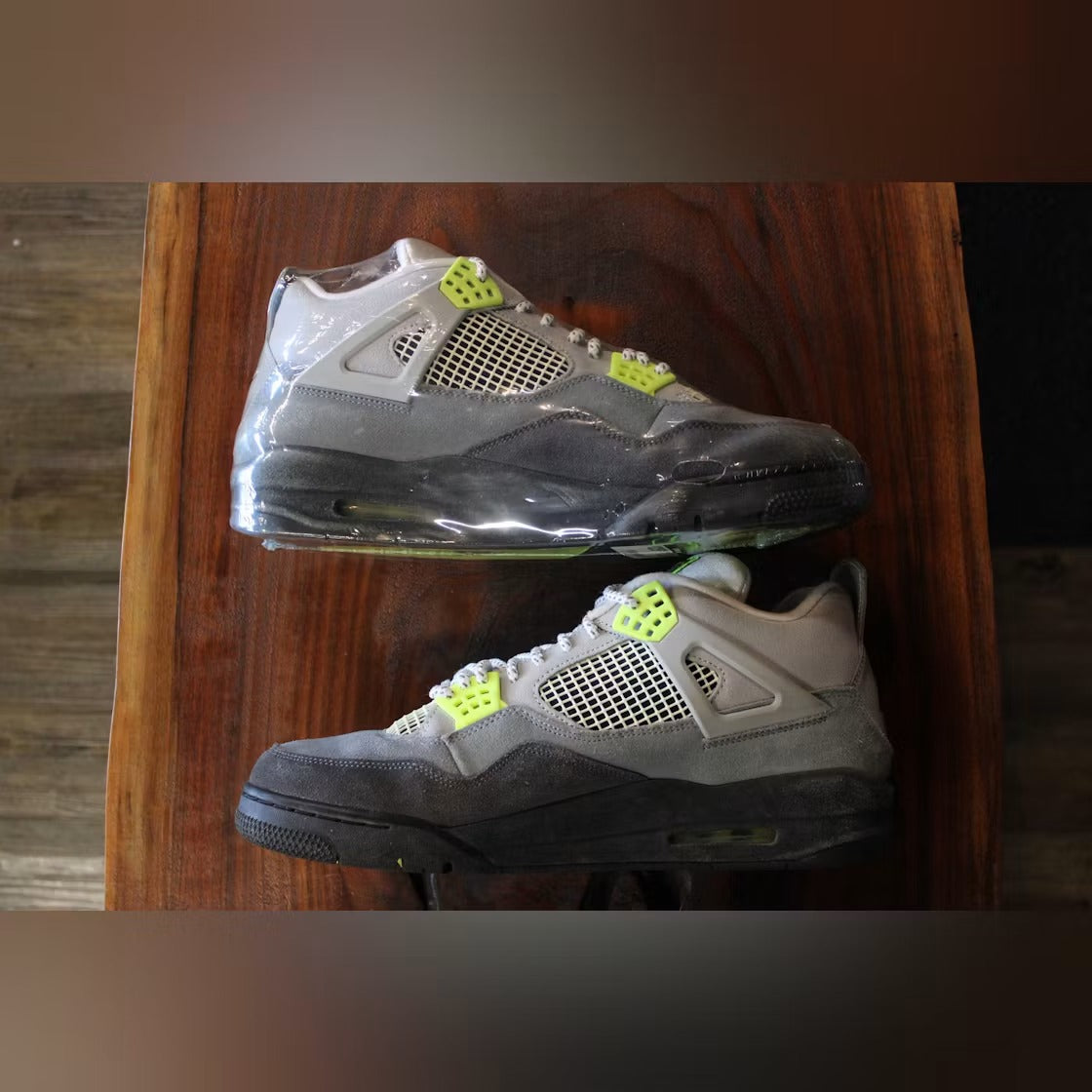 Air Jordan 4 Retro SE 95 Neon product image 4, provided for visual reference and product detail review