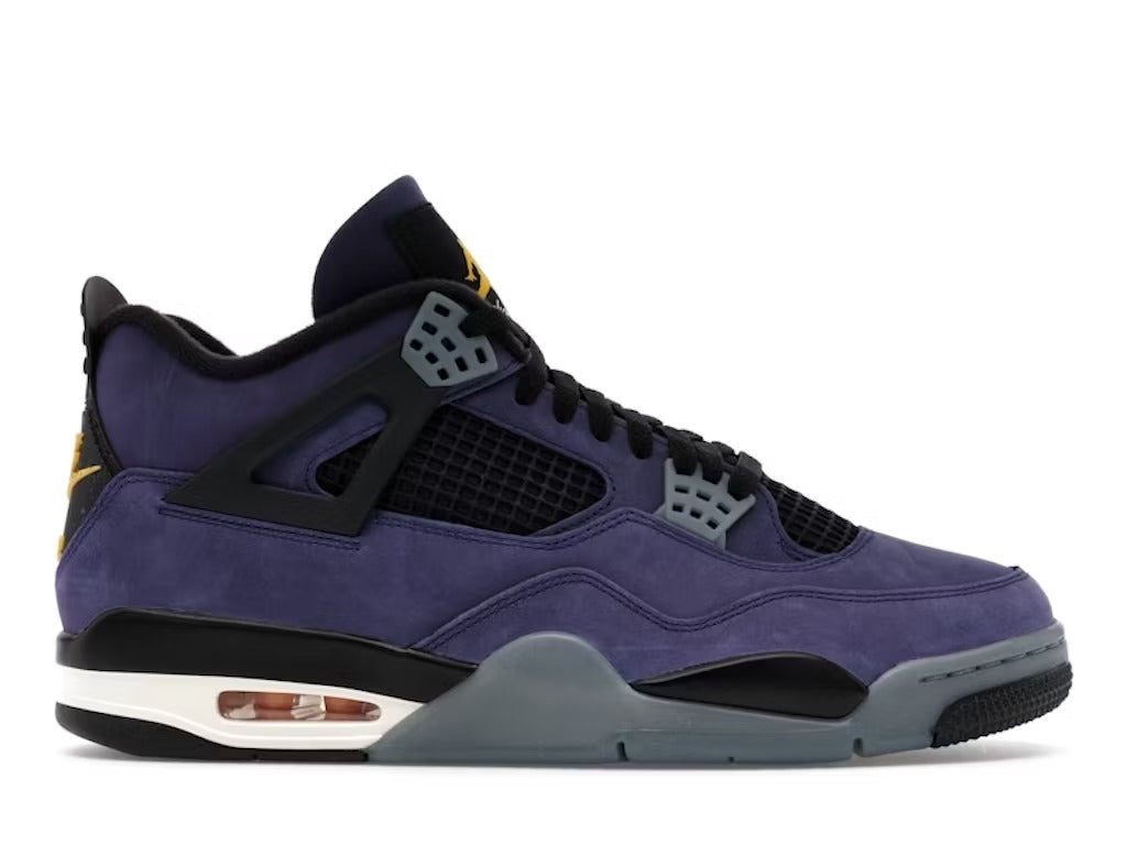 Air Jordan 4 Retro Lakers product image 1, provided for visual reference and product detail review