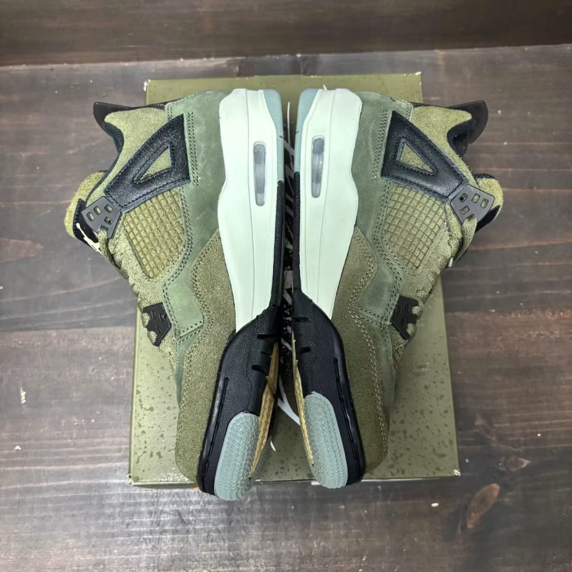 Air Jordan 4 Retro SE Craft Medium Olive (GS) product image 4, provided for visual reference and product detail review