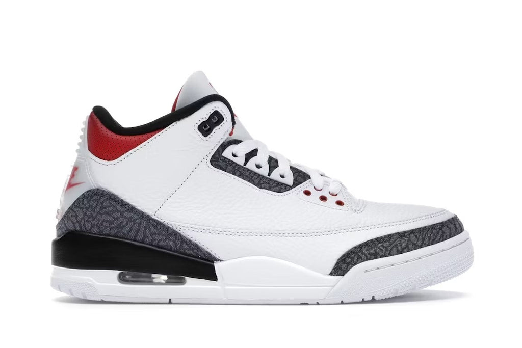 Air Jordan 3 Retro SE Fire Red Denim (2020) product image 1, provided for visual reference and product detail review