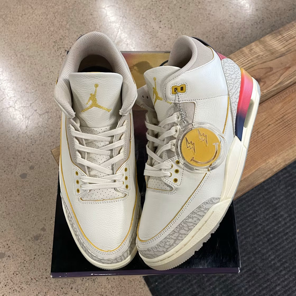Air Jordan 3 Retro SP J Balvin Medellín Sunset product image 2, provided for visual reference and product detail review