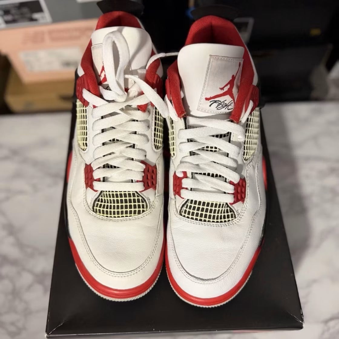 Air Jordan 4 Retro Fire Red (2020) product image 4, provided for visual reference and product detail review
