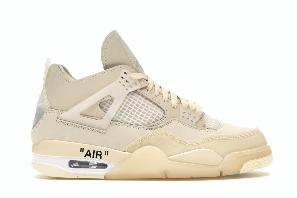 Air Jordan 4 Retro Off-White Sail (Women) product image 1, provided for visual reference and product detail review