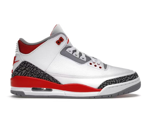 Air Jordan 3 Retro Fire Red (2022) product image 1, provided for visual reference and product detail review