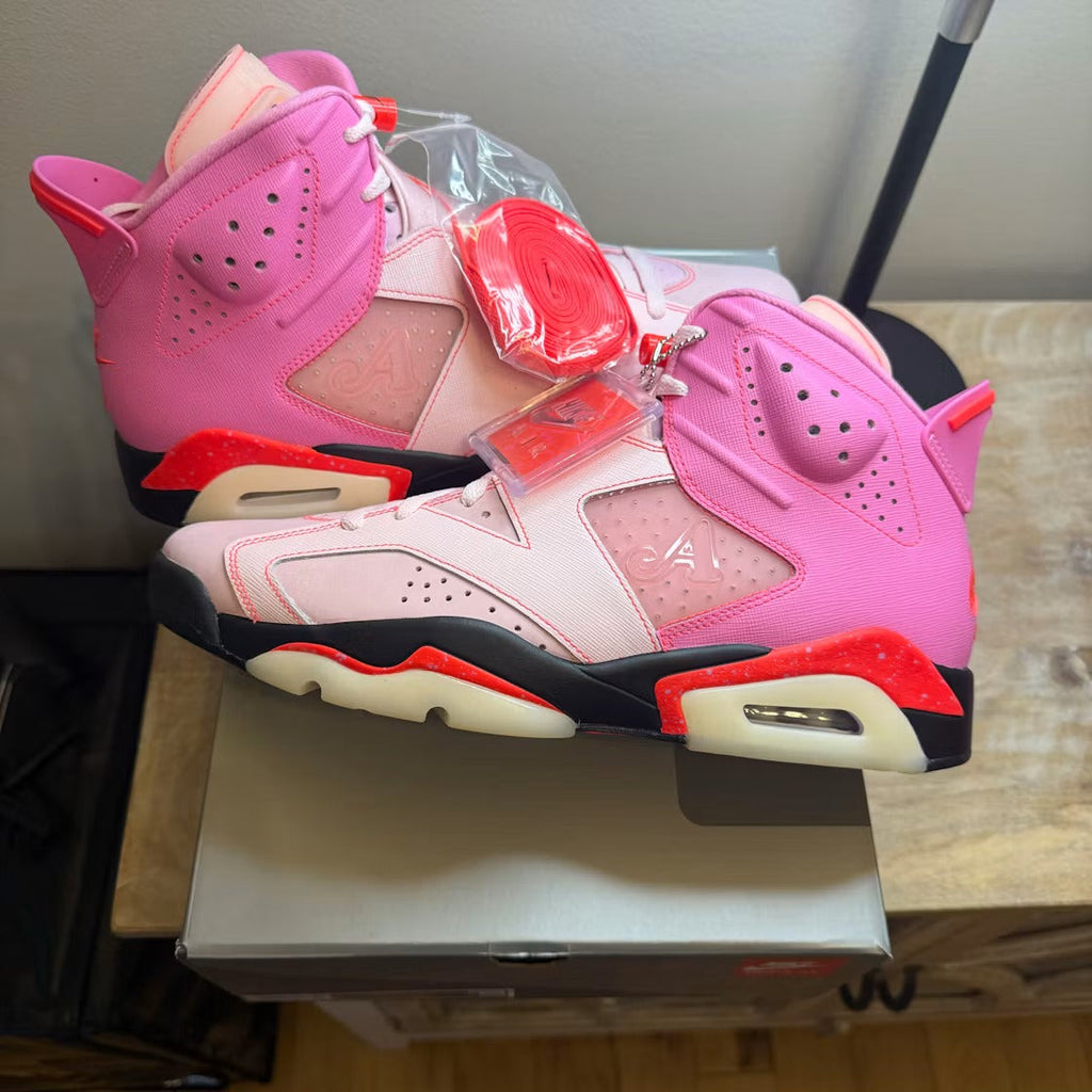 Air Jordan 6 Retro Awake NY Playful Pink product image 2, provided for visual reference and product detail review
