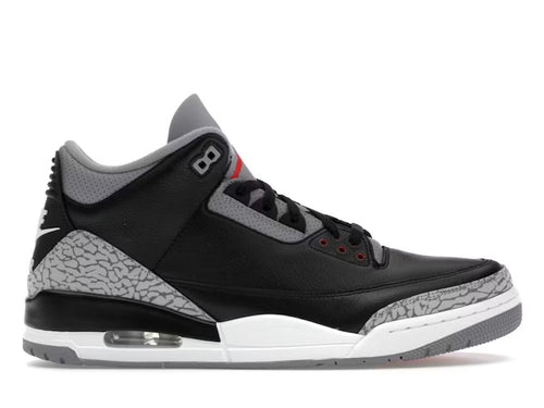 Air Jordan 3 Retro OG Black Cement (2024) product image 1, provided for visual reference and product detail review