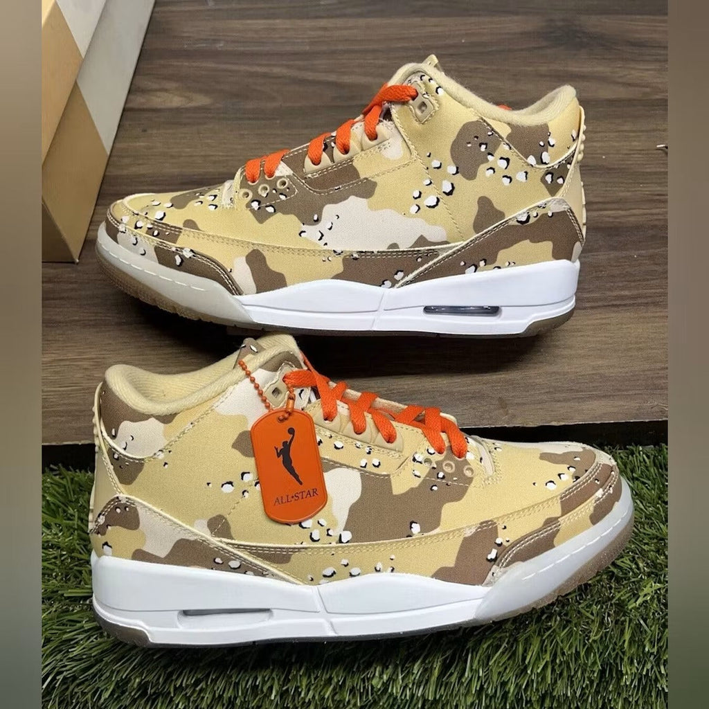 Air Jordan 3 Retro WNBA Desert Camo (Women) product image 2, provided for visual reference and product detail review