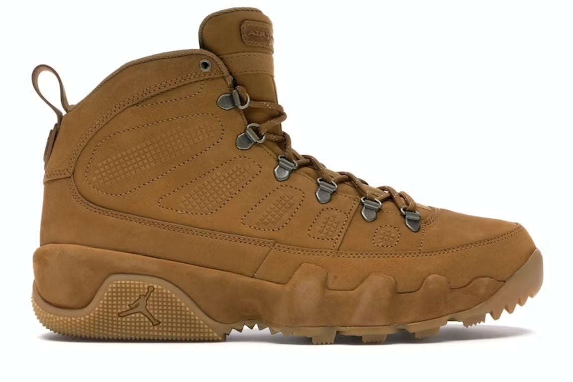 Air Jordan 9 Retro Boot Wheat product image 1, provided for visual reference and product detail review