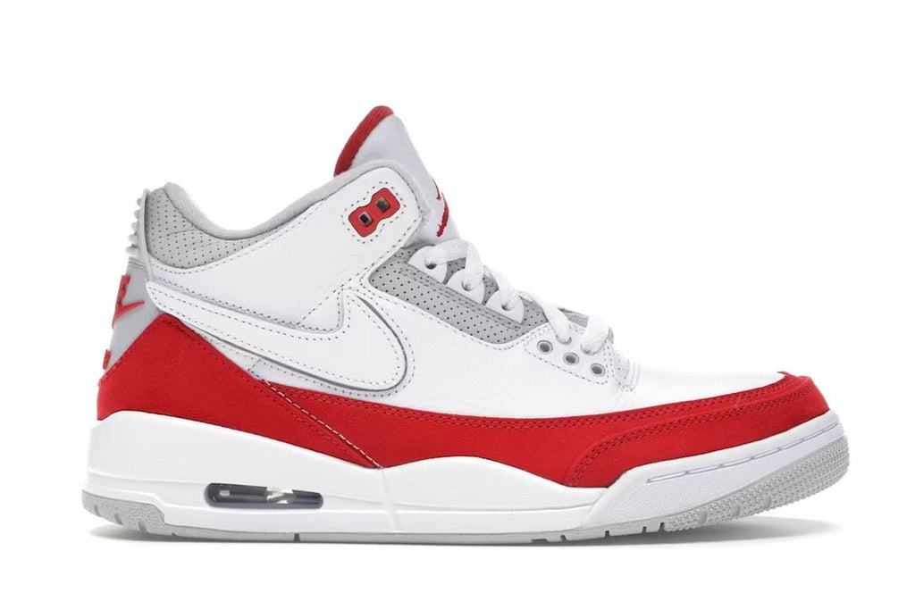 Air Jordan 3 Retro Tinker White University Red product image 1, provided for visual reference and product detail review