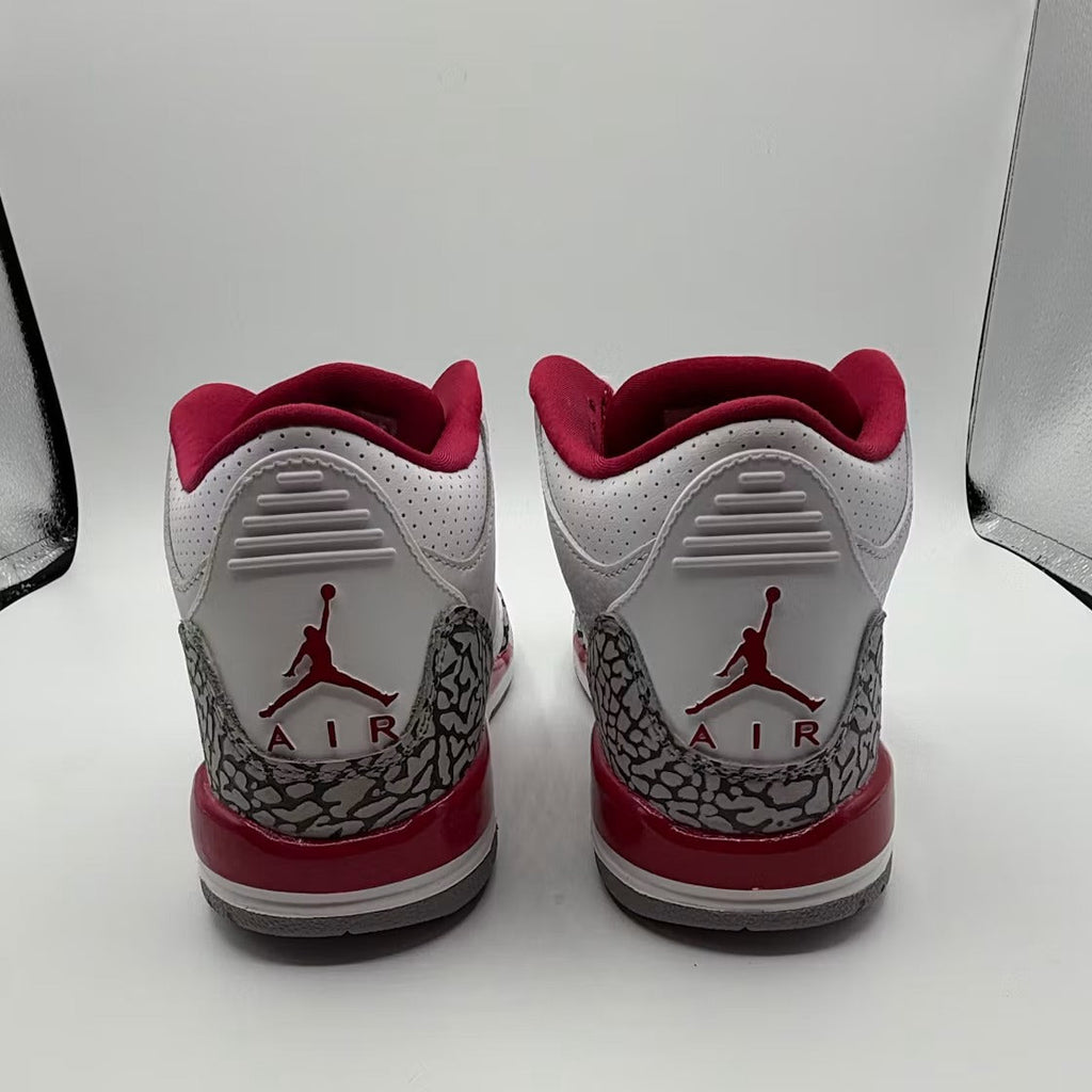 Air Jordan 3 Retro Cardinal (GS) product image 4, provided for visual reference and product detail review