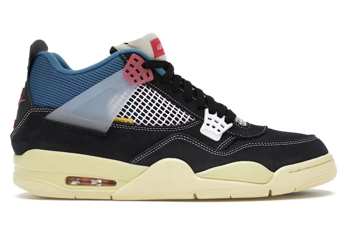 Air Jordan 4 Retro Union Off Noir product image 1, provided for visual reference and product detail review