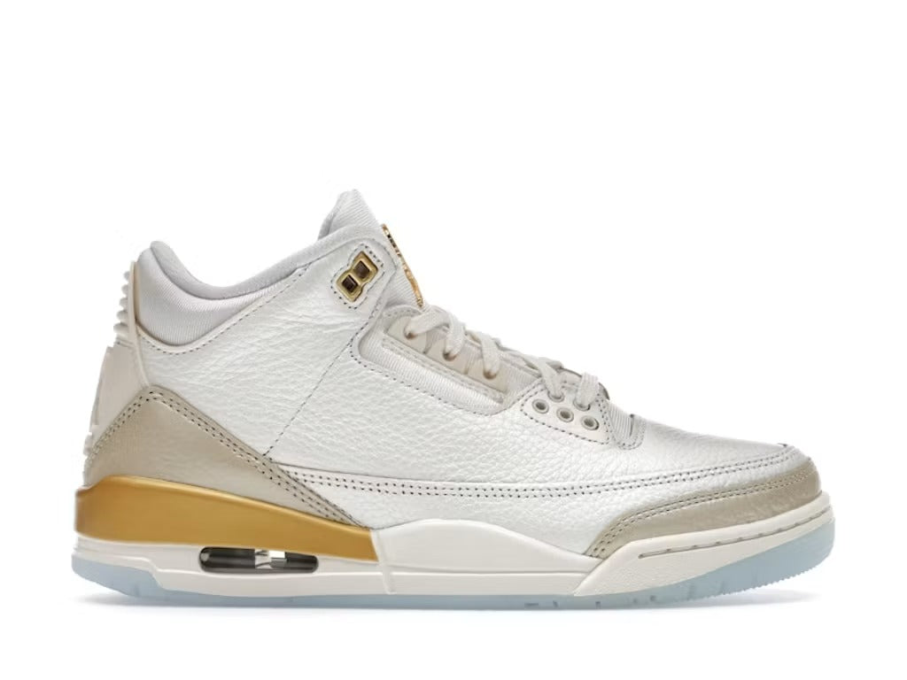 Air Jordan 3 Retro Champagne and Oysters (Women) product image 1, provided for visual reference and product detail review
