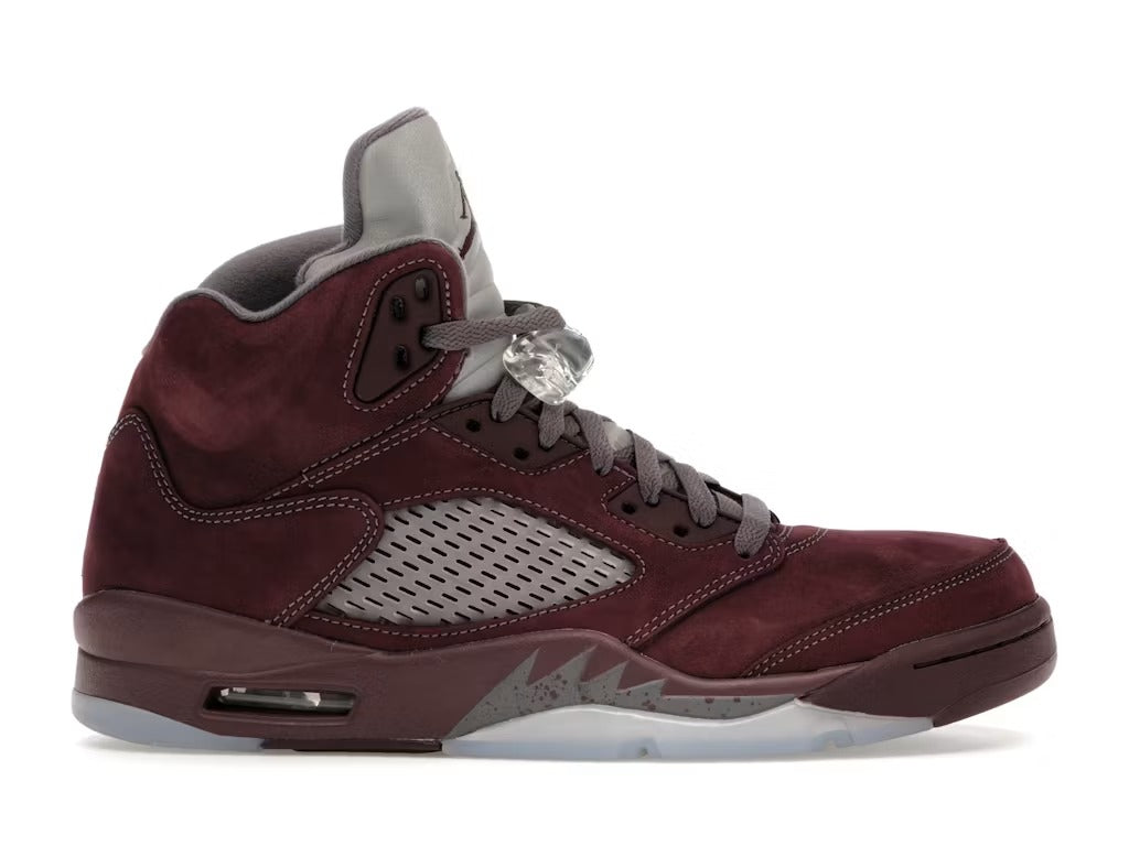 Air Jordan 5 Retro Burgundy (2023) product image 1, provided for visual reference and product detail review