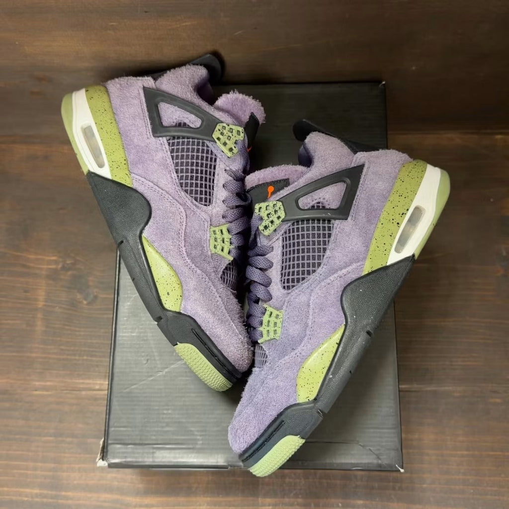 Air Jordan 4 Retro Canyon Purple (Women) product image 2, provided for visual reference and product detail review