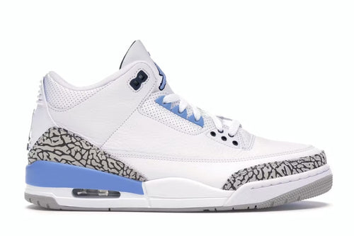Air Jordan 3 Retro UNC (2020) product image 1, provided for visual reference and product detail review