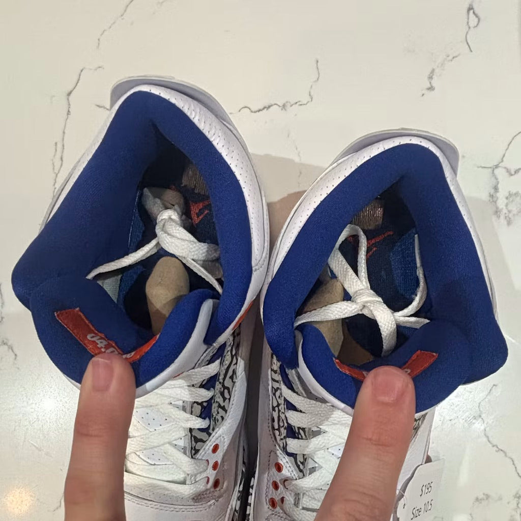 Air Jordan 3 Retro Knicks product image 3, provided for visual reference and product detail review