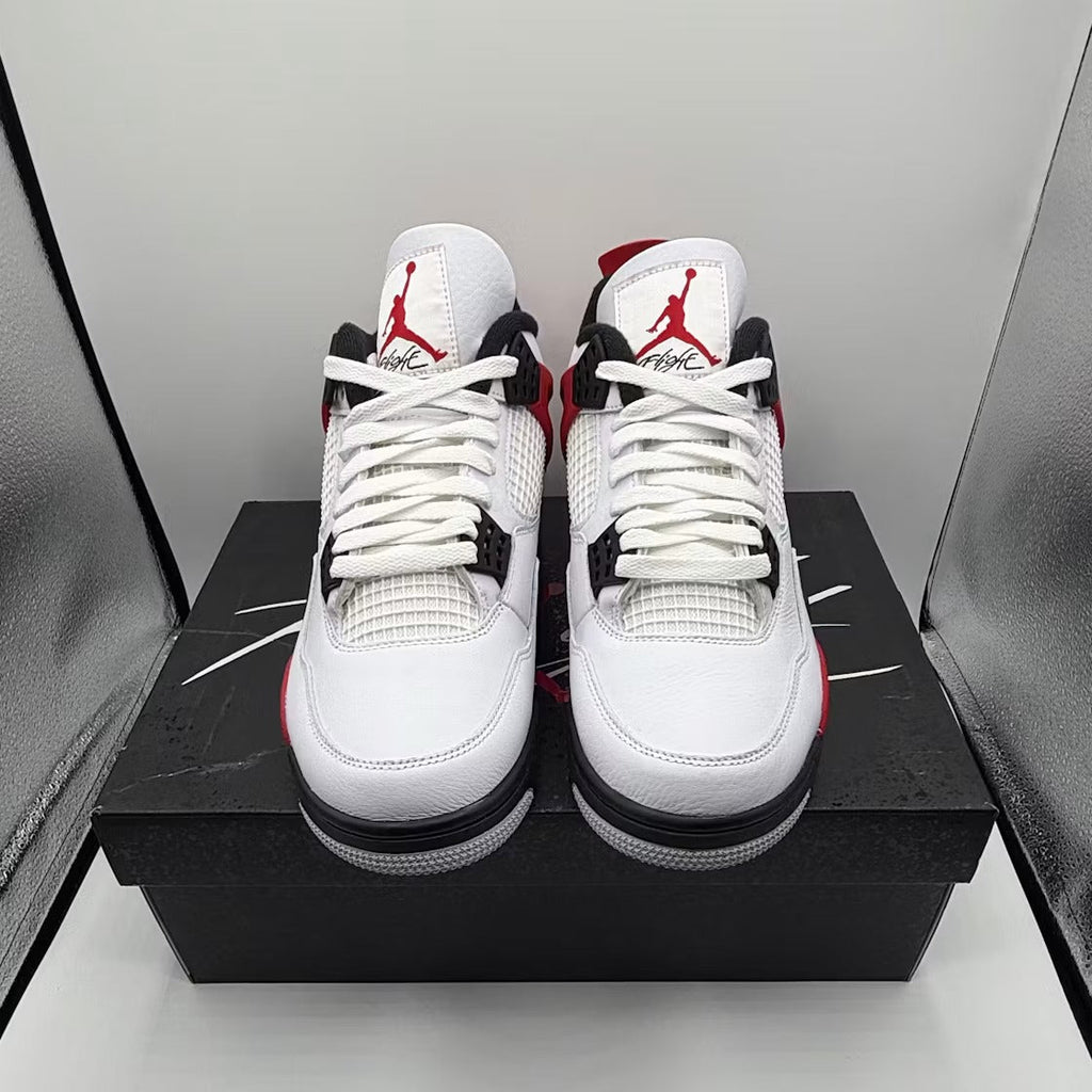 Air Jordan 4 Retro Red Cement product image 3, provided for visual reference and product detail review