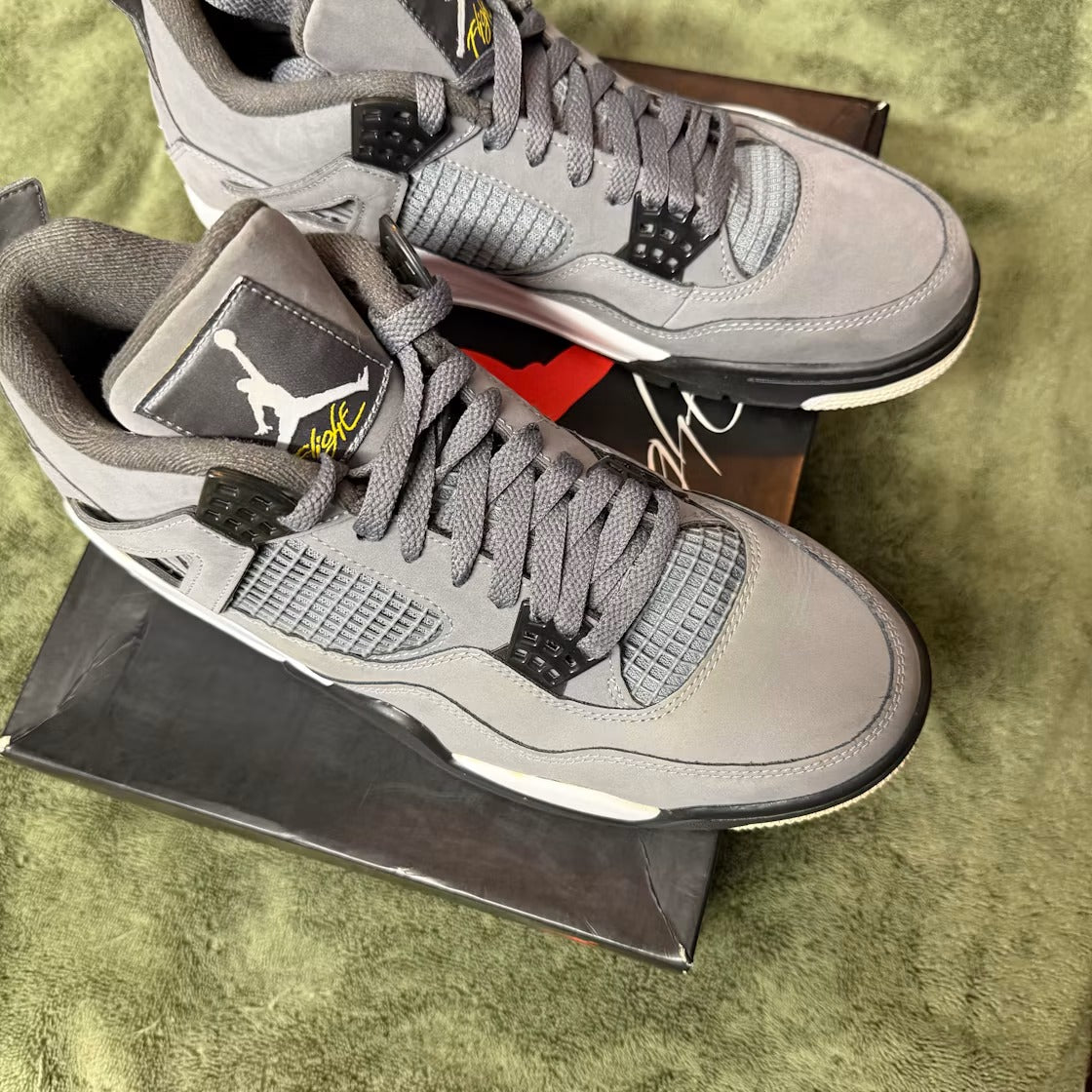 Air Jordan 4 Retro Cool Grey (2019) product image 4, provided for visual reference and product detail review