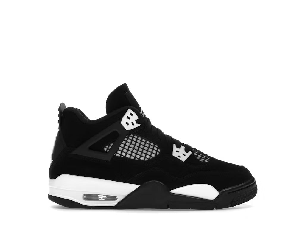Air Jordan 4 Retro White Thunder (GS) product image 1, provided for visual reference and product detail review