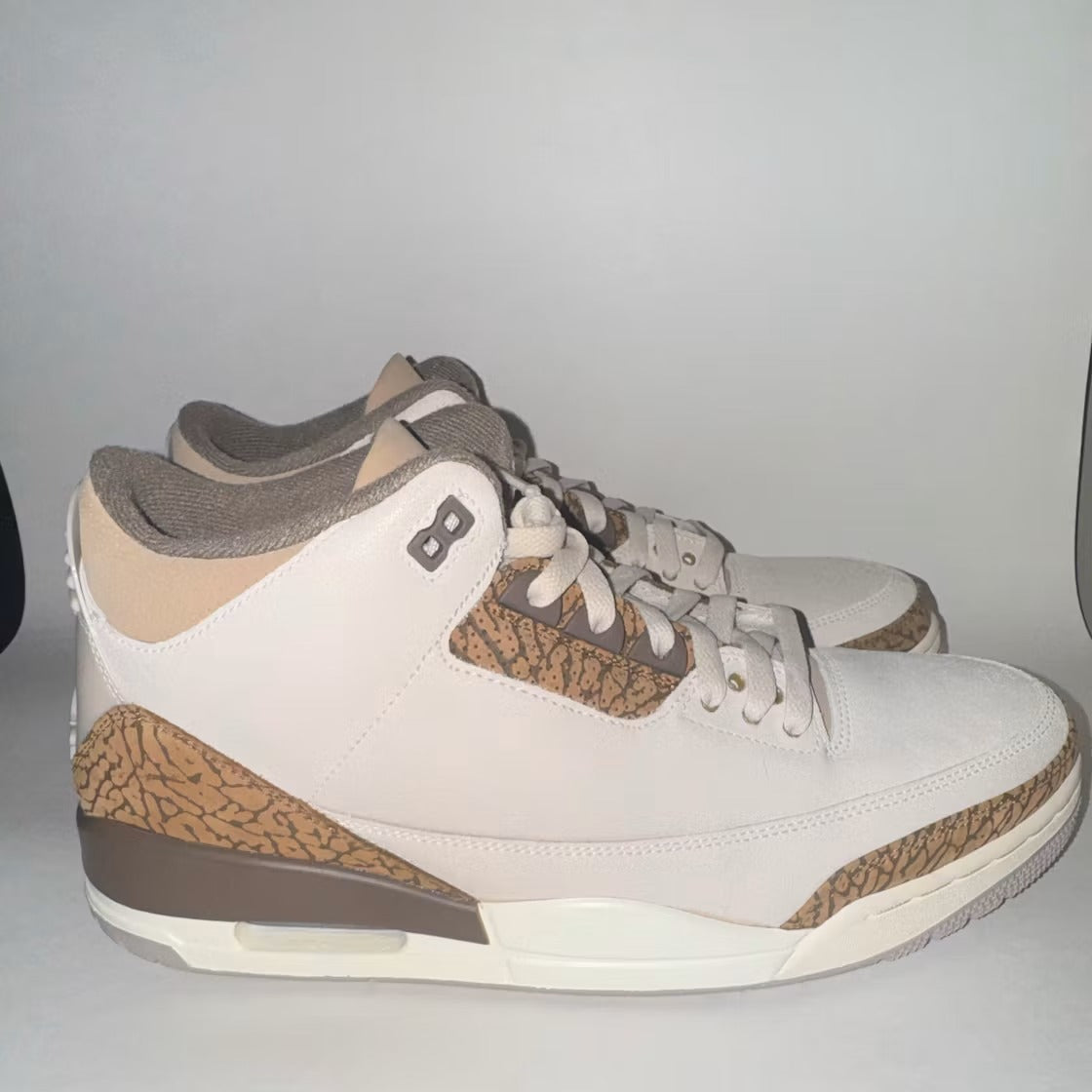 Air Jordan 3 Retro Palomino product image 3, provided for visual reference and product detail review