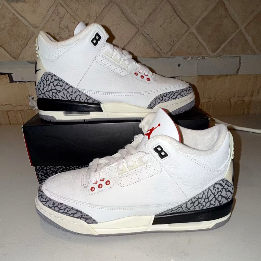 Air Jordan 3 Retro White Cement Reimagined (GS) product image 4, provided for visual reference and product detail review
