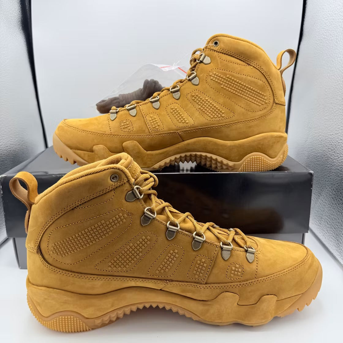 Air Jordan 9 Retro Boot Wheat product image 2, provided for visual reference and product detail review