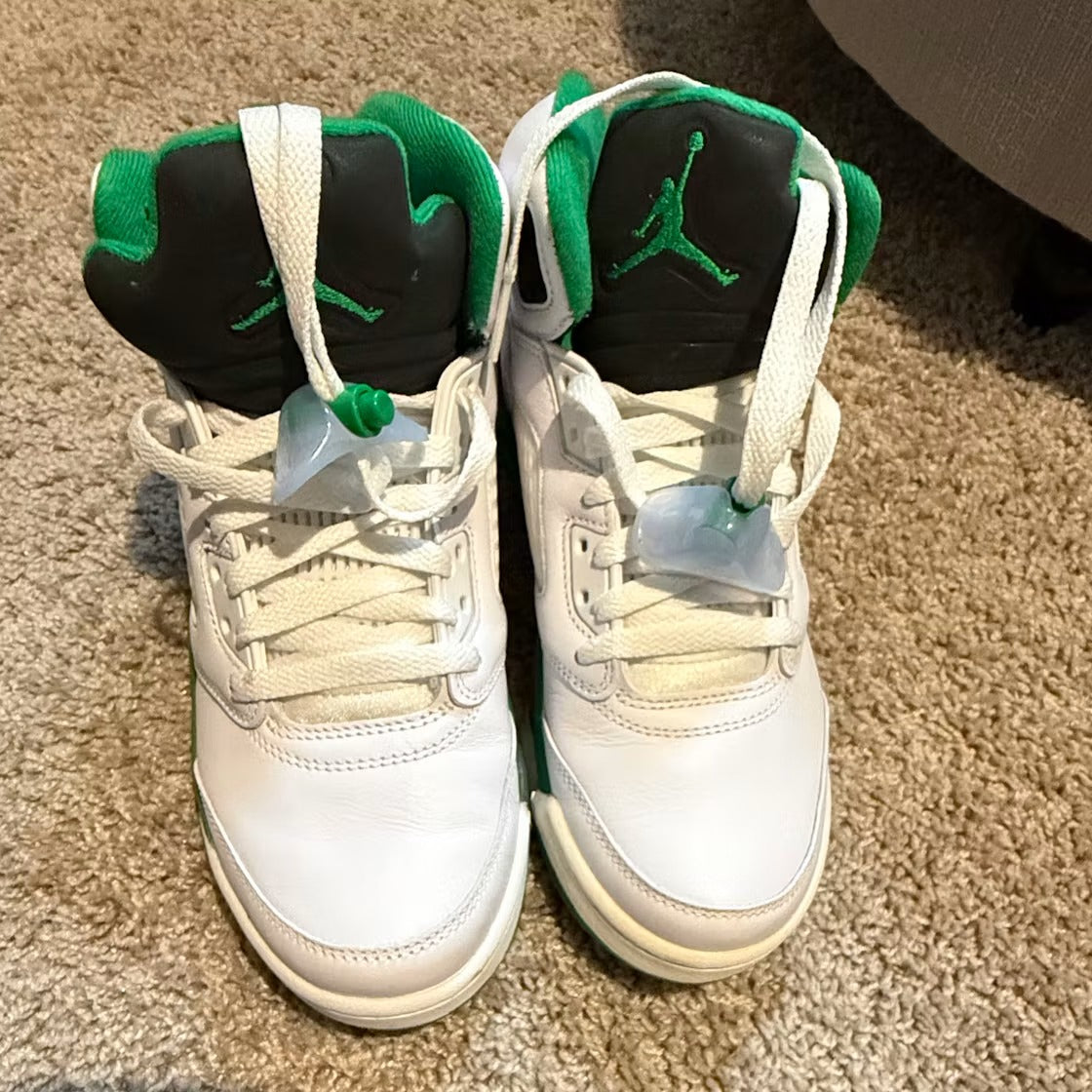 Air Jordan 5 Retro Lucky Green (Women) product image 2, provided for visual reference and product detail review