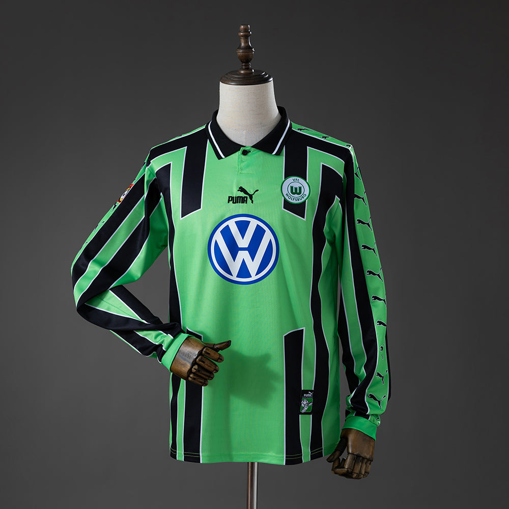 Wolfsburg Away Jersey 1999-2000 Retro Long Sleeves Football product image 1