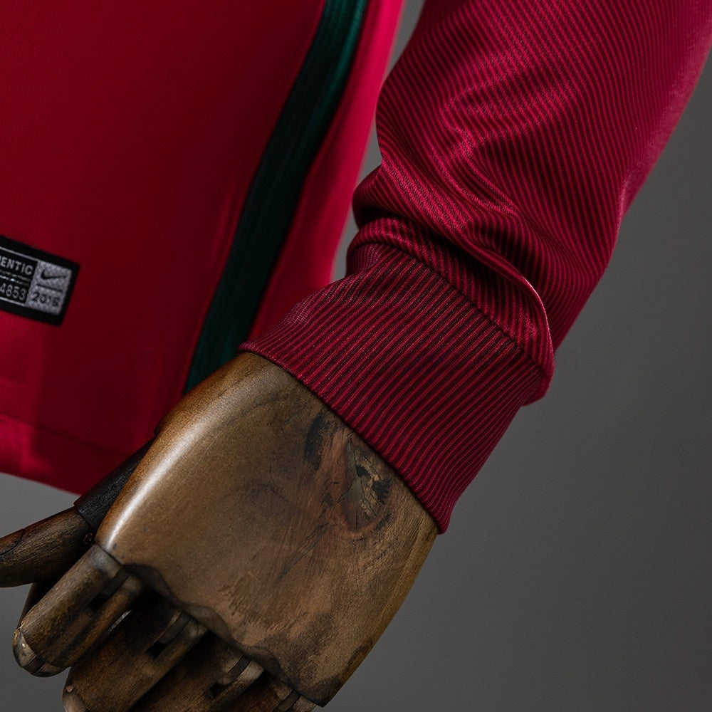 Portugal Jersey 2016 Home Retro Football Kit Long Sleeves product image 4