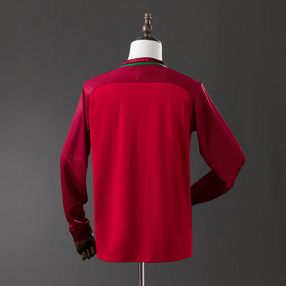 Portugal Jersey 2016 Home Retro Football Kit Long Sleeves product image 2