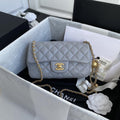 Chanel Pearl Crush Mini Flap Bag Gray product image 1, provided for visual reference and product detail review