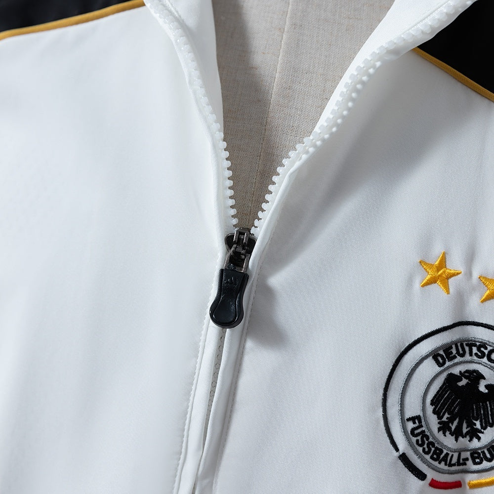 Germany Windbreaker 2008 White Football Soccer Jacket product image 5