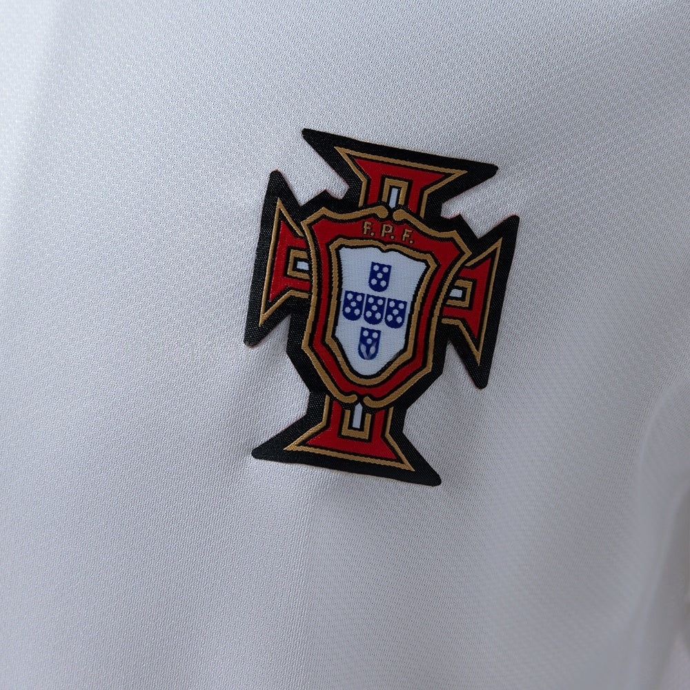 Portugal White Jersey 2006 Retro Football Kit Soccer Shirt product image 6