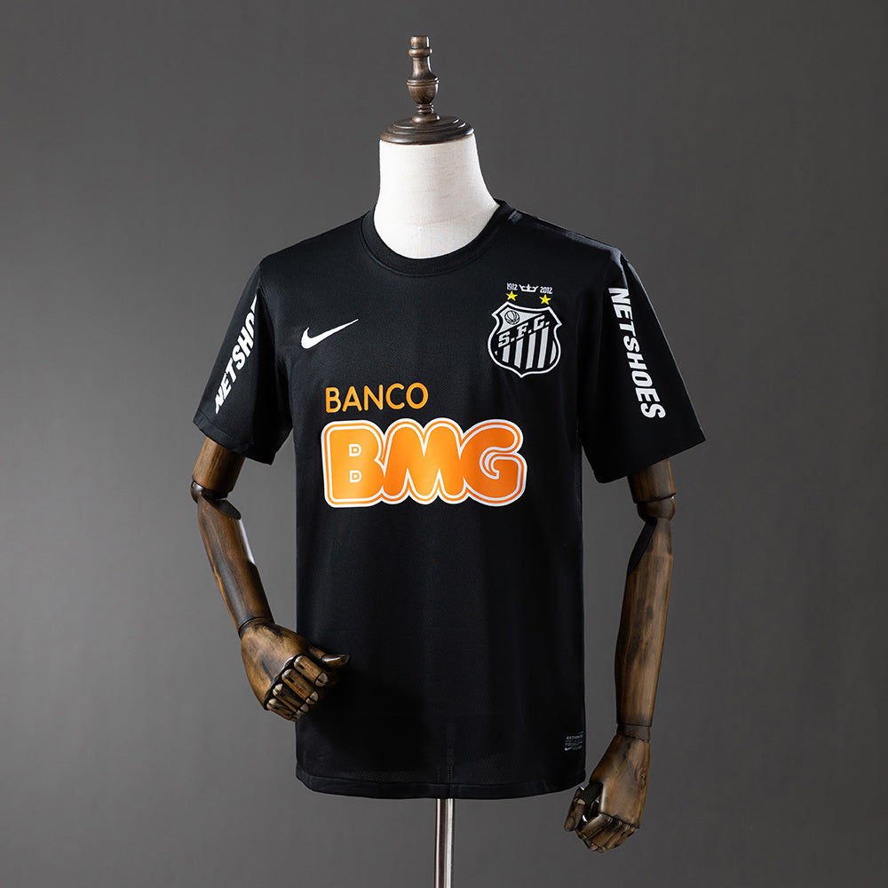 Santos Jersey 2012/13 Black Retro Football Kit product image 1