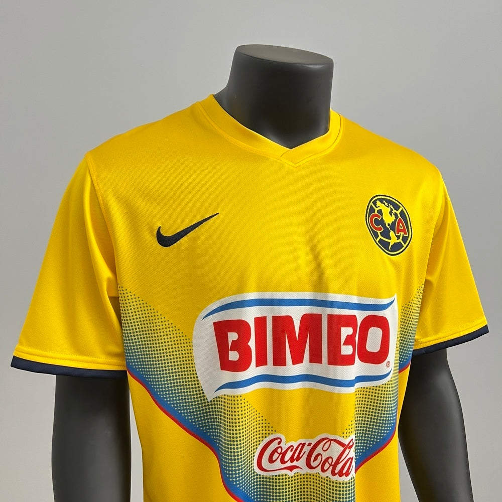 Retro Club America Jersey 2013-14 Home Yellow Football Kit product image 4